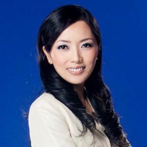 Simone Gao , presentadora de NTD Television.